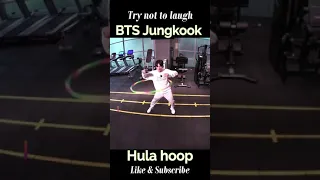 BTS Jungkook hula hoop  Try not to laugh