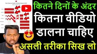 यूट्यूब पर वीडियो अपलोड करने का सही समय क्या है? When's the best time to upload a YouTube video?2022