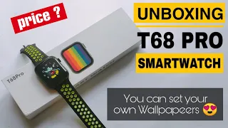 T68 Pro Smartwatch Unboxing & Review🔥