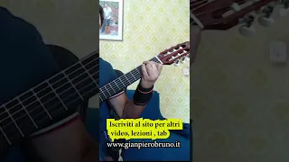 NUOVA VERSIONE DI LIBERTANGO SU CHITARRA EFFICACE MA SEMPLICE! CON TAB #shorts