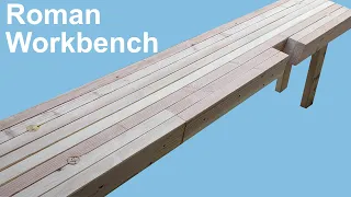 Making a Roman Workbench only using 2x4 stud