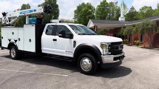 2018 FORD F550 4X4 MECHANICS TRUCK CRANE COMPRESSOR WELDER SERVICE TRUCK UTILITY FOR SALE