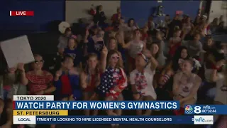 St. Pete gymnastics center hosts watch party for Olympics gymnastics event