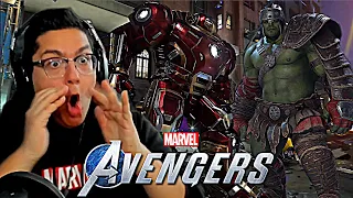 Marvel's Avengers Game - HULKBUSTER, ALTERNATE SUITS AND CO-OP GAMEPLAY REACTION!