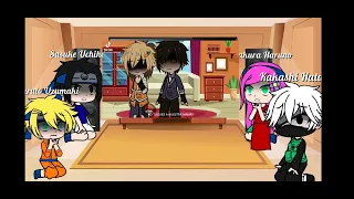 El equipo 7 recciona a su futuro parte 2 /Sakuhina/Sasunaru/Kakashi x Iruka .