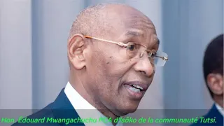 Urgent urgent Tutsi MUANGACHUCHU EST TRES DANGEREUX SUIVONS  TOUS SON PLAN
