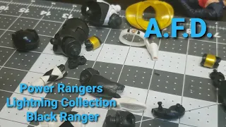 Action Figures Disassembled: Boil and Pop Power Rangers Lightning Collection Black Ranger Custom tip