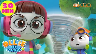 Fighting Away A Tornado Is Never A Silly Superhero Job!|Ollie & Friends|FULL Episode|@Mediacorp okto