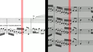 BWV 1054 - Harpsichord Concerto in D Major (Scrolling)