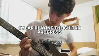 My One Year of Playing Guitar Progress