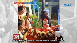 80th birthday celebration ng isang lola, ginawang drive thru para iwas- hawaan | 24 Oras