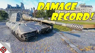 World of Tanks - Jagdpanzer E100 DAMAGE RECORD! (WoT Jagdpanzer E100 gameplay)