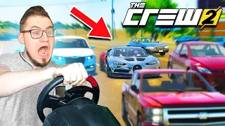 ОПАСНЫЕ ШАШКИ В ПОТОКЕ НА BUGATI CHIRON НА РУЛЕ В THE CREW 2