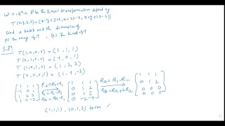 Algebra || Example 2 of Kernel and Image of T || Mathematics || M.Sc || B.Sc.|| University