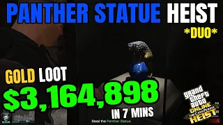 Panther Statue Wait is Over it's Gift For Me! Duo Run, Elite, Cayo Perico Door Glitch - GTA Online