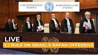 The International Court of Justice (ICJ) delivers an Order in the case South Africa v. Israel