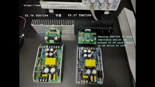 Testing the $11 TDA7294 Amp Board Genuine IC or Fake | Genuine IC Cost $9.89 each