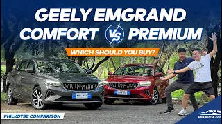 Geely Emgrand Comfort vs Premium - Philkotse Variant Comparison Review (w/ English Subtitles)