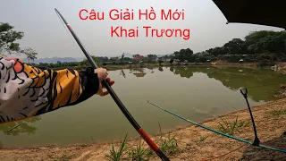 Câu Giải Hồ Mới Khai Trương