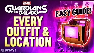 Guardians of the Galaxy - Every Outfit & Location / Easy To Follow Guide & Timestamps