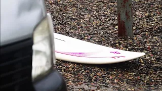 Windsurfing in the storm, Vladivostok