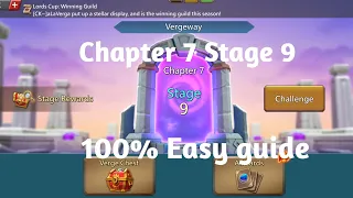 Lords mobile Vergeway chapter 7 stage 9 easiest guide