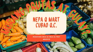 NEGOSYONG PRUTAS, GULAY, ATBP | MEGA Q MARKET CUBAO | NEGOSYONG PINOY