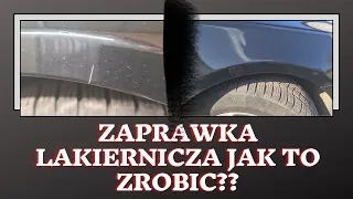 Zaprawka lakiernicza...Jak to zrobić??..Co potrzeba??..Usuwanie głębokich rys bez lakierowania!!...