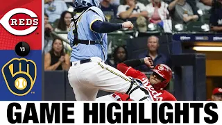 Reds vs. Brewers Game Highlights (9/9/22) | MLB Highlights