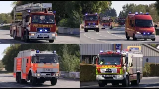 Großbrand mit Menschenrettung in Rödermark-Urberach - Großübung der Feuerwehren & Rettungsdienste