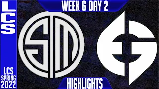 TSM vs EG Highlights | LCS Spring 2022 W6D2 | Team Solomid vs Evil Geniuses