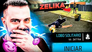 ENTRO a LOBO SOLITARIO y ZELIKA ME HACE EMOTES 🥵 CARE HUEVO vs EL REY DE LA M1014 // DEJAVU FF