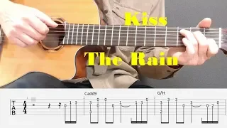 Kiss The Rain - Yiruma - Fingerstyle guitar with tabs