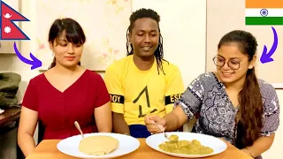 Indian & Nepali girls’ Try African food for the first time(Shocking Reaction)