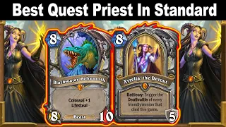 Best Quest Control Priest Deck In Standard! Before Nerfs | Voyage to the Sunken City | Hearthstone