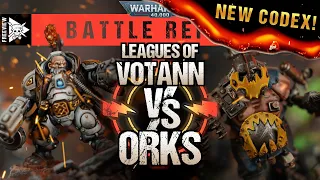 **NEW CODEX** Leagues of Votann vs Orks | Warhammer 40,000 Battle Report