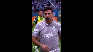 ABEL ENTRA NO MODO IRADO E SAI ANTES DA PARTIDA ACABAR! | GRÊMIO X PALMEIRAS | ge.globo