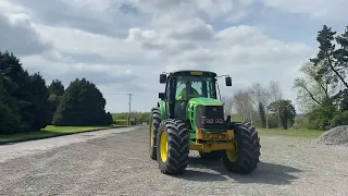 2010 John Deere 6830 4WD Tractor (F2414) Driving