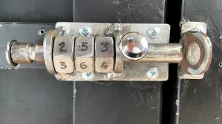 Unique DIY Door Latches #6 | Instructions for Making Self-Locking Door Latches at Home