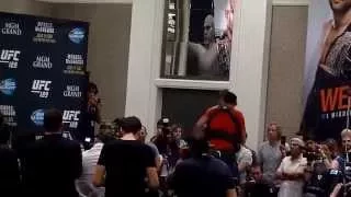 Conor McGregor UFC 189 open workout