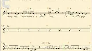 Voice - Livin on a Prayer - Bon Jovi - Sheet Music, Chords, & Vocals