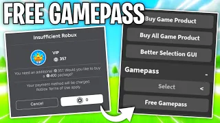 Roblox Universal Gamepass Buyer FOR FREE! | Get Free Gamepass Anywhere & Anytime