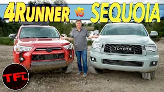 Can the HUGE Toyota Sequoia TRD Pro Keep Up with a 4Runner Off-Road? Let's Find Out!