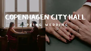 Micro Wedding in Copenhagen City Hall | Rådhuspladsen | Botanisk Have