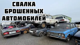 Свалка интересных брошенных машин в Питере / Автосвалка и утилизация автомобилей в России