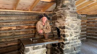 Log Cabin Blacksmith Shop Build:  Almost Done!! |1800's | PIONEER LIFE | HISTORY |