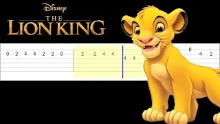 The Lion King - Can You Feel The Love Tonight (Easy Guitar Tabs Tutorial)