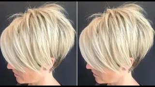 Perfect Short Layered haircut for women - How to cut a Textured short hair