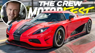 PEGUEI O KOENIGSEGG AGERA R DO FILME NEED FOR SPEED NO THE CREW MOTORFEST! (MEU PRIMEIRO HYPER CAR)