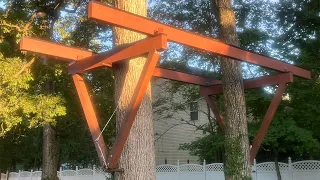 Our Treehouse! Part 1: DIY Beams & Yoke Support